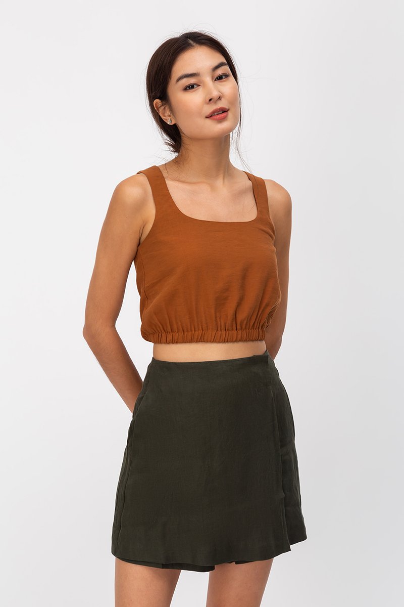 ADDISON LINEN SKORTS