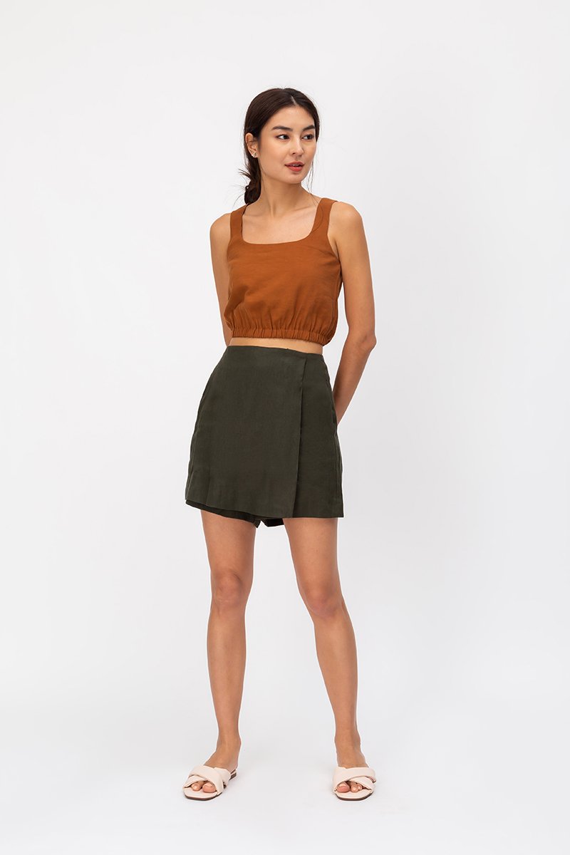 ADDISON LINEN SKORTS