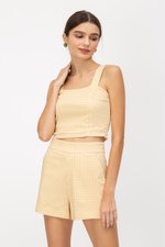 KYLE GINGHAM CROP TOP