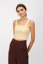 KYLE GINGHAM CROP TOP