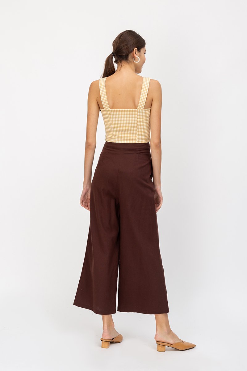 KYLE GINGHAM CROP TOP