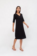 LINDEY VNECK MIDI DRESS