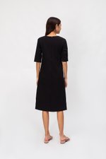 LINDEY VNECK MIDI DRESS