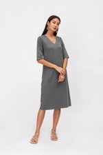 LINDEY VNECK MIDI DRESS