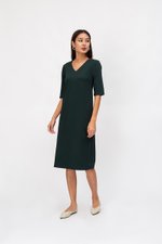 LINDEY VNECK MIDI DRESS