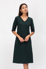 LINDEY VNECK MIDI DRESS