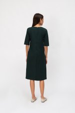 LINDEY VNECK MIDI DRESS