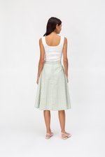 TAYLIE GINGHAM CIRCLE SKIRT