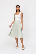 TAYLIE GINGHAM CIRCLE SKIRT