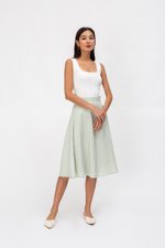 TAYLIE GINGHAM CIRCLE SKIRT