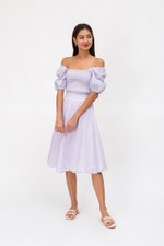 TAYLIE GINGHAM CIRCLE SKIRT