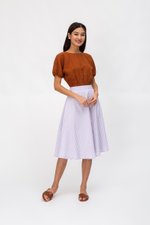 TAYLIE GINGHAM CIRCLE SKIRT