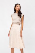 TAYLIE GINGHAM CIRCLE SKIRT