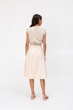 TAYLIE GINGHAM CIRCLE SKIRT