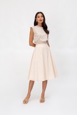 TAYLIE GINGHAM CIRCLE SKIRT