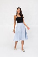 TAYLIE GINGHAM CIRCLE SKIRT