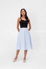 TAYLIE GINGHAM CIRCLE SKIRT