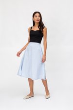 TAYLIE GINGHAM CIRCLE SKIRT