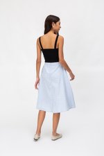 TAYLIE GINGHAM CIRCLE SKIRT