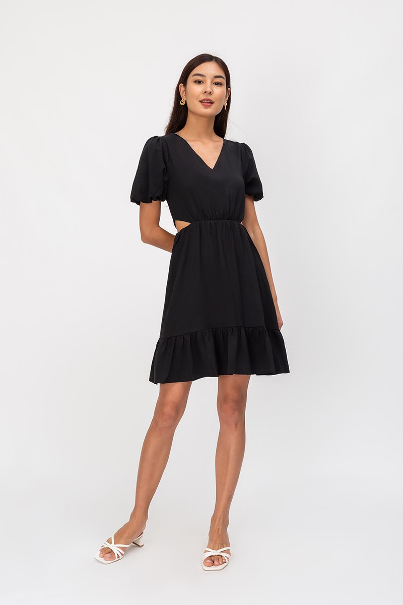 SOFIANE CUTOUT WAIST DRESS