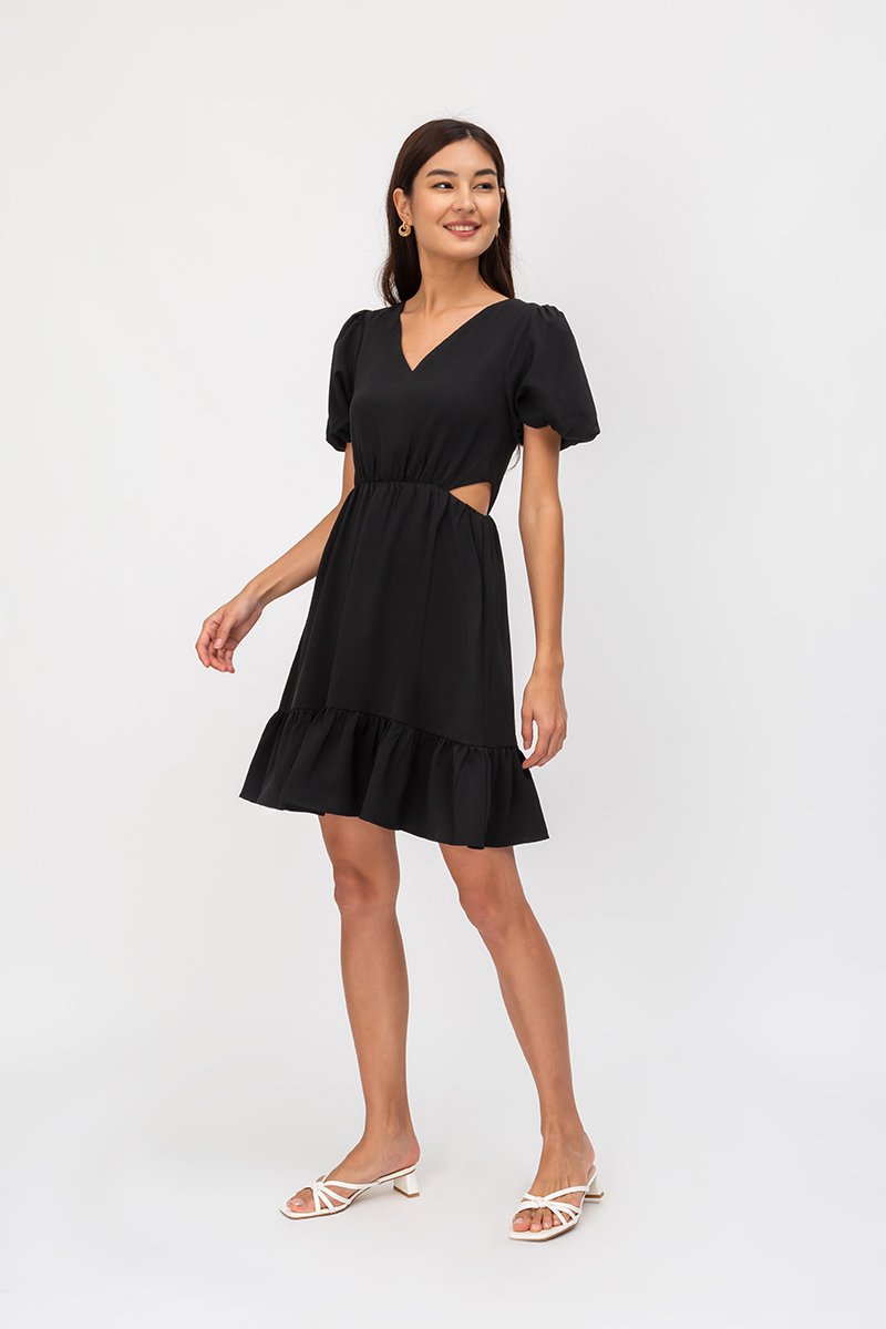 SOFIANE CUTOUT WAIST DRESS