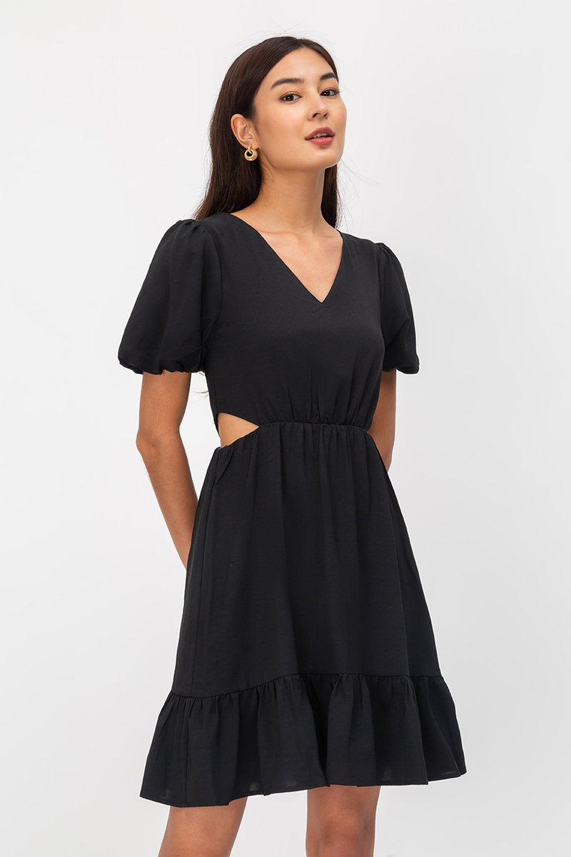SOFIANE CUTOUT WAIST DRESS
