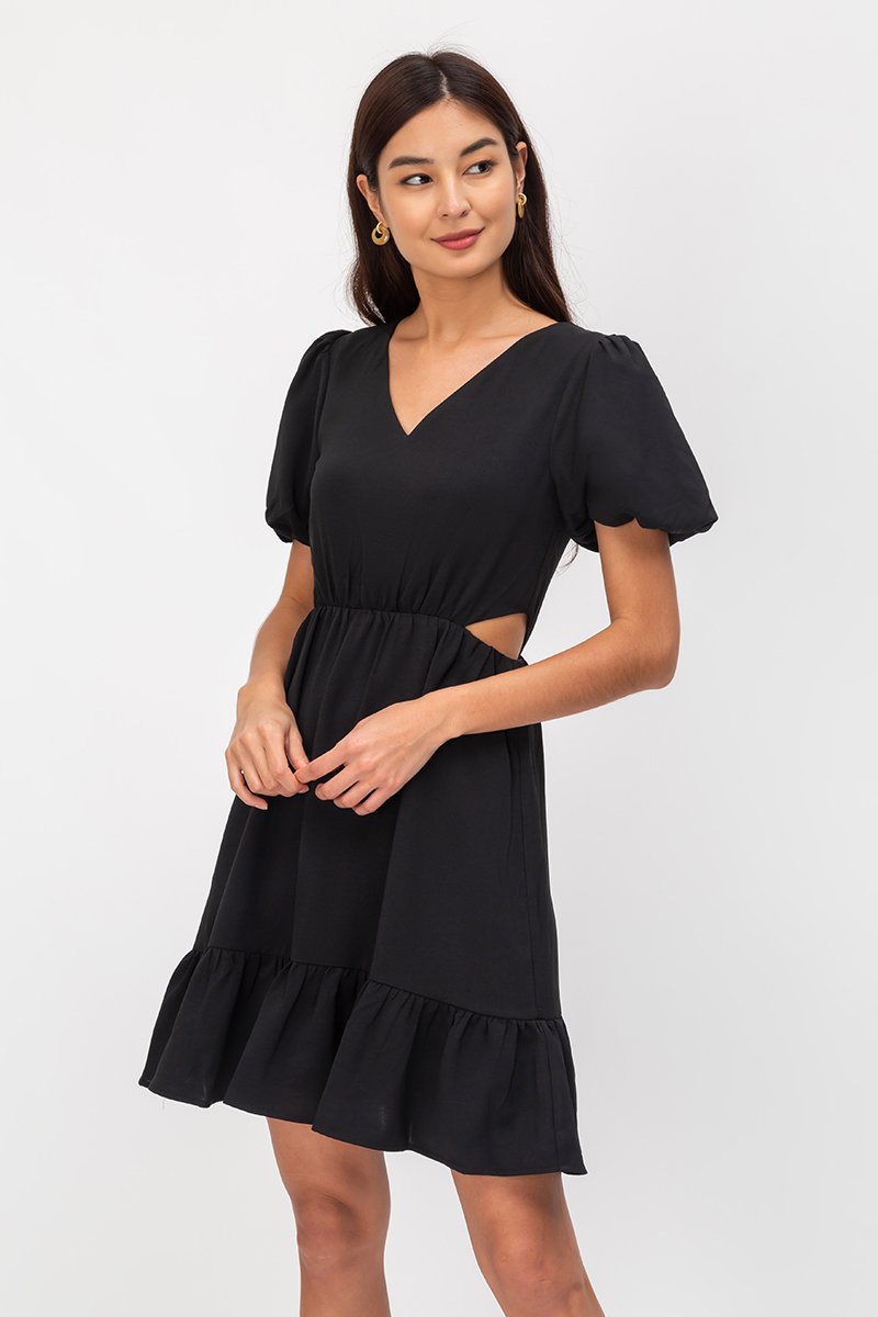 SOFIANE CUTOUT WAIST DRESS