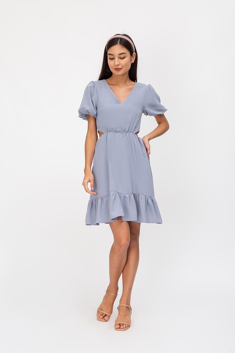 SOFIANE CUTOUT WAIST DRESS