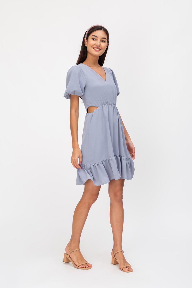 SOFIANE CUTOUT WAIST DRESS