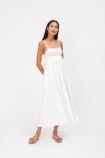 CECILIA SMOCKED MAXI DRESS