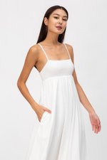 CECILIA SMOCKED MAXI DRESS