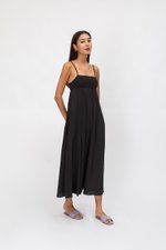 CECILIA SMOCKED MAXI DRESS