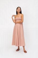 CECILIA SMOCKED MAXI DRESS