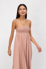CECILIA SMOCKED MAXI DRESS