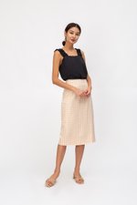 AYLIN RUCHED STRAPS TOP