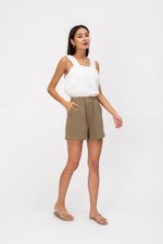 AYLIN RUCHED STRAPS TOP