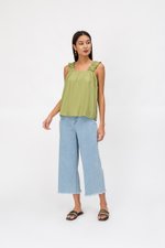 AYLIN RUCHED STRAPS TOP