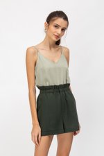 LEILA PAPERBAG LINEN SHORTS