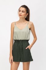 LEILA PAPERBAG LINEN SHORTS