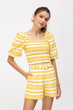 BINGHAM STRIPE BELTED SHORTS BINGHAM STRIPE BELTED SHORTS