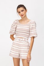 BINGHAM STRIPE BELTED SHORTS BINGHAM STRIPE BELTED SHORTS