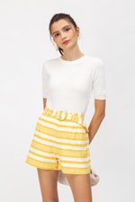 BINGHAM STRIPE BELTED SHORTS BINGHAM STRIPE BELTED SHORTS