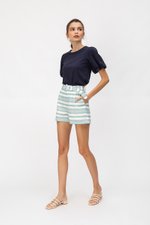 BINGHAM STRIPE BELTED SHORTS BINGHAM STRIPE BELTED SHORTS