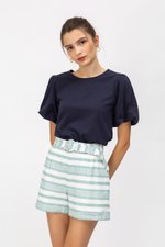 BINGHAM STRIPE BELTED SHORTS BINGHAM STRIPE BELTED SHORTS