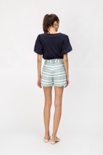 BINGHAM STRIPE BELTED SHORTS BINGHAM STRIPE BELTED SHORTS