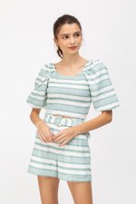 BINGHAM STRIPE BELTED SHORTS BINGHAM STRIPE BELTED SHORTS