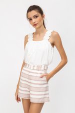 BINGHAM STRIPE BELTED SHORTS BINGHAM STRIPE BELTED SHORTS