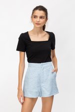 BIANCA JACQUARD HIGHWAIST SHORTS BIANCA JACQUARD HIGHWAIST SHORTS