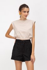 BIANCA JACQUARD HIGHWAIST SHORTS BIANCA JACQUARD HIGHWAIST SHORTS