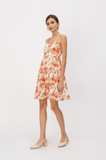 BRIELLA FLORAL BLOOM FIT & FLARE DRESS BRIELLA FLORAL BLOOM FIT & FLARE DRESS